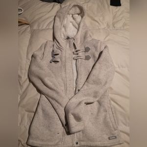 Bench Sherpa lined sweater, size small, offwhite